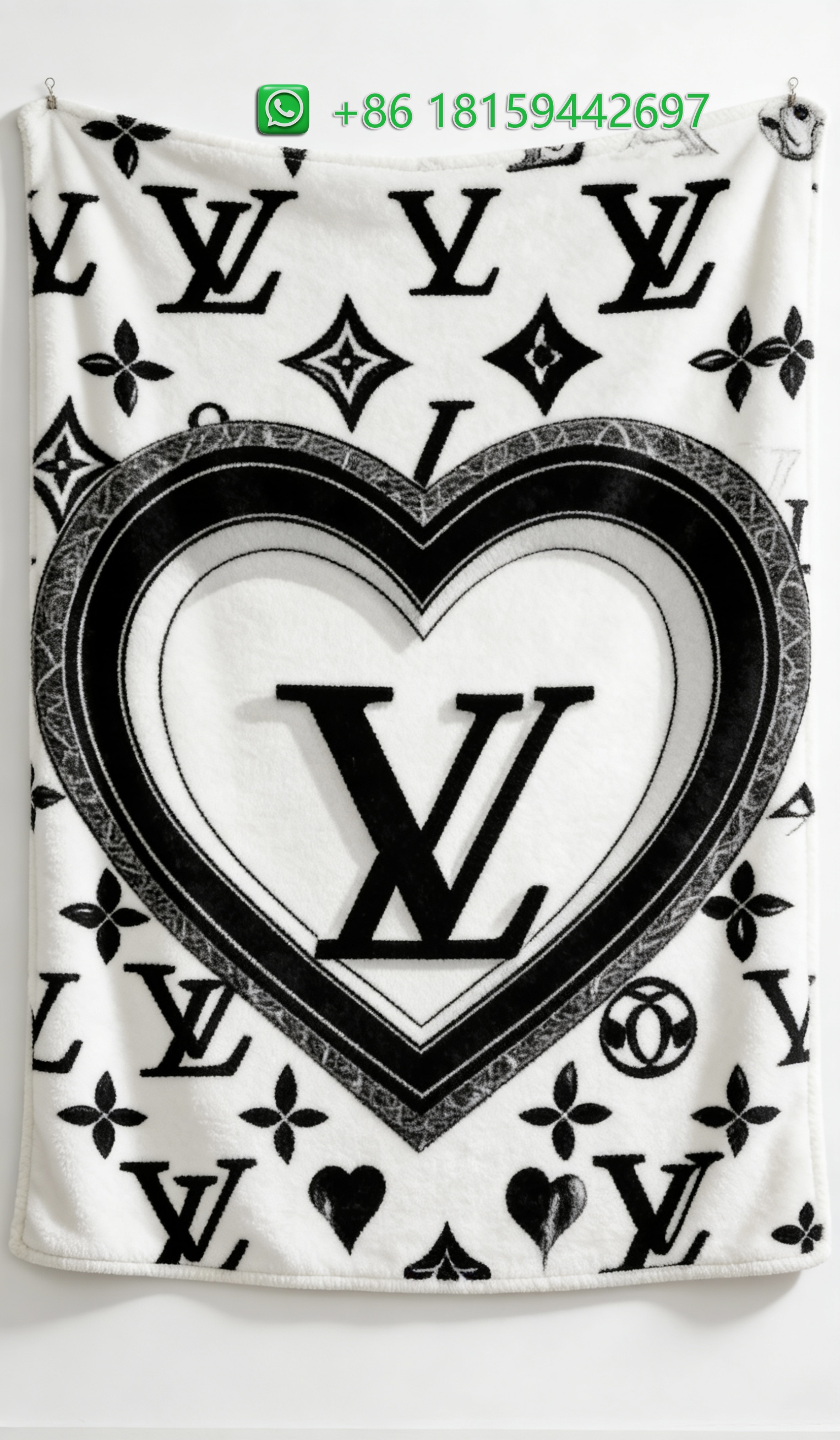 Louis Vuitton Throw Blankets